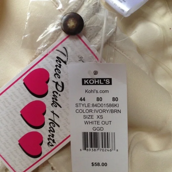 NWT White Lace Dress - Picture 6 of 6